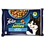 Felix Sensations Jellies Karma dla kotów smaki rybne w galaretce 340 g (4 x 85 g)