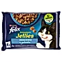 Felix Sensations Jellies Karma dla kotów smaki rybne w galaretce 340 g (4 x 85 g)