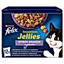 Felix Sensations Jellies Karma dla kotów wybór smaków w galaretce 1,02 kg (12 x 85 g)