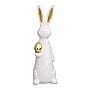Figurka Zając z Jajkiem Altom Design Porcelana 6x6x19