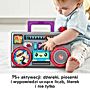 Fisher-Price® „Ucz się i śmiej!“ Radiomagnetofon Szczeniaczka Edukacyjna zabawka dla dzieci