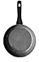 GERLACH  PATELNIA ALUMIONIOWA GRANITEX GREY 24cm