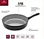 GERLACH  PATELNIA ALUMIONIOWA GRANITEX GREY 24cm