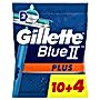 Gillette Blue II Plus Maszynki jednorazowe dla mężczyzn 14 sztuk