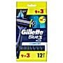 Gillette Blue3 Plus Comfort, maszynki jednorazowe dla mężczyzn, 12 sztuk