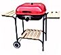 Activa Grill węglowy prostokątny wózek z pokrywą 46 cm