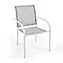 Hyba Light Krzesło ogrodowe szare 66 x 56,5 x 86 cm