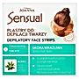 Joanna Sensual Plastry do depilacji twarzy skóra wrażliwa 12 sztuk + Tubka z oliwką łagodzącą 10 ml