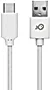 Kabel POSS USB 2.0 Typ C - USB 2.0 Typ A 1 m (mix) PSUSBC2-1BK/PSUSBC2-1WH