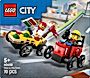 LEGO  City Zestaw wyścigówek: pizza kontra wóz strażacki 60458