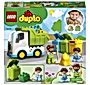 LEGO DUPLO Town Śmieciarka i kolorowe kosze do sortowania śmieci 10945