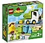 LEGO DUPLO Town Śmieciarka i kolorowe kosze do sortowania śmieci 10945