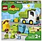 LEGO DUPLO Town Śmieciarka i kolorowe kosze do sortowania śmieci 10945