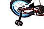Midex BOY Rower dziecięcy 14'' z kółkami bocznymi  biały