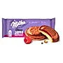 Milka Choco Jaffa Biszkopty z galaretką o smaku malinowym oblewane czekoladą mleczną 147 g