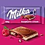 Milka Czekolada mleczna z nadzieniem o smaku malinowym 100 g