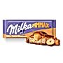 Milka Mmmax Czekolada mleczna z nadzieniem karmelowym i całymi orzechami laskowymi 300 g