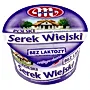 Mlekovita Polski Wiejski bez laktozy Serek twarogowy ziarnisty ze śmietanką 180 g