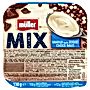 Müller Mix Jogurt o smaku waniliowym z kulkami zbożowymi oblanymi czekoladą mlecznej i białą 130 g
