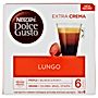 Nescafé Dolce Gusto Lungo Kawa w kapsułkach 104 g (16 x 6,5 g)