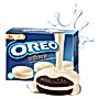 Oreo Ciastka kakaowe z nadzieniem o smaku waniliowym oblane białą polewą 246 g (12 sztuk)