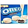 Oreo Ciastka kakaowe z nadzieniem o smaku waniliowym oblane białą polewą 246 g (12 sztuk)