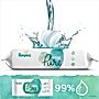 Pampers Aqua Pure Chusteczki nawilżane dla niemowląt 2 opakowania = 96 chusteczek nawilżanych