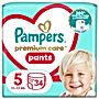 Pampers Premium Care Pieluchomajtki, rozmiar 5, 34 pieluszek, 11kg-17kg