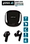 POSS Słuchawki Bluetooth PSTWS03 - czarne