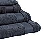Ręcznik Tex Bath Bawełna Gładki Ciemnoszary 100x150