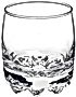 Florentyna Komplet Szklanek Galassia 300 ml 3 sztuki