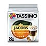 Tassimo Jacobs Latte Macchiato Caramel Kawa w kapsułkach 8 sztuk i mleko 8 sztuk 268 g