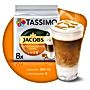 Tassimo Jacobs Latte Macchiato Caramel Kawa w kapsułkach 8 sztuk i mleko 8 sztuk 268 g
