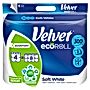 Velvet ecoRoll Delikatnie Biały Papier toaletowy 4 rolki