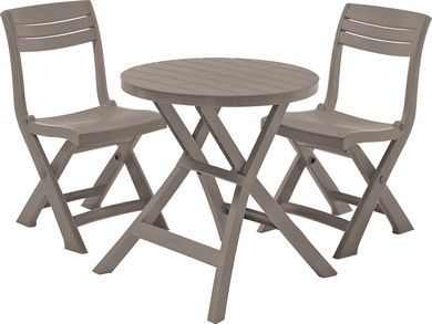 2x krzesła CURVER Jazz Set Cappuccino 17204593
