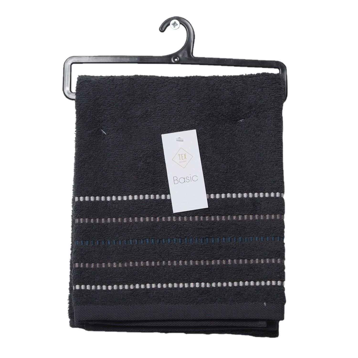 Tex Ręcznik Fancy frotte antracytowy 70x120 cm