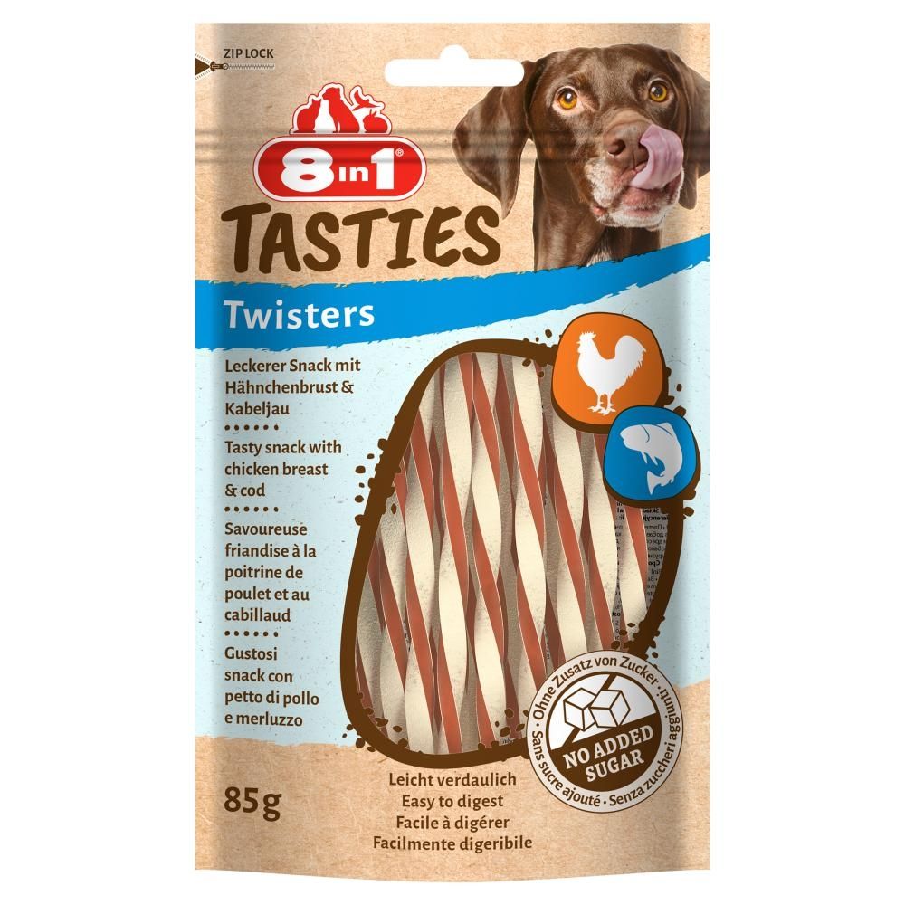 8in1 Tasties Twisters Pokarm dla psów 85 g