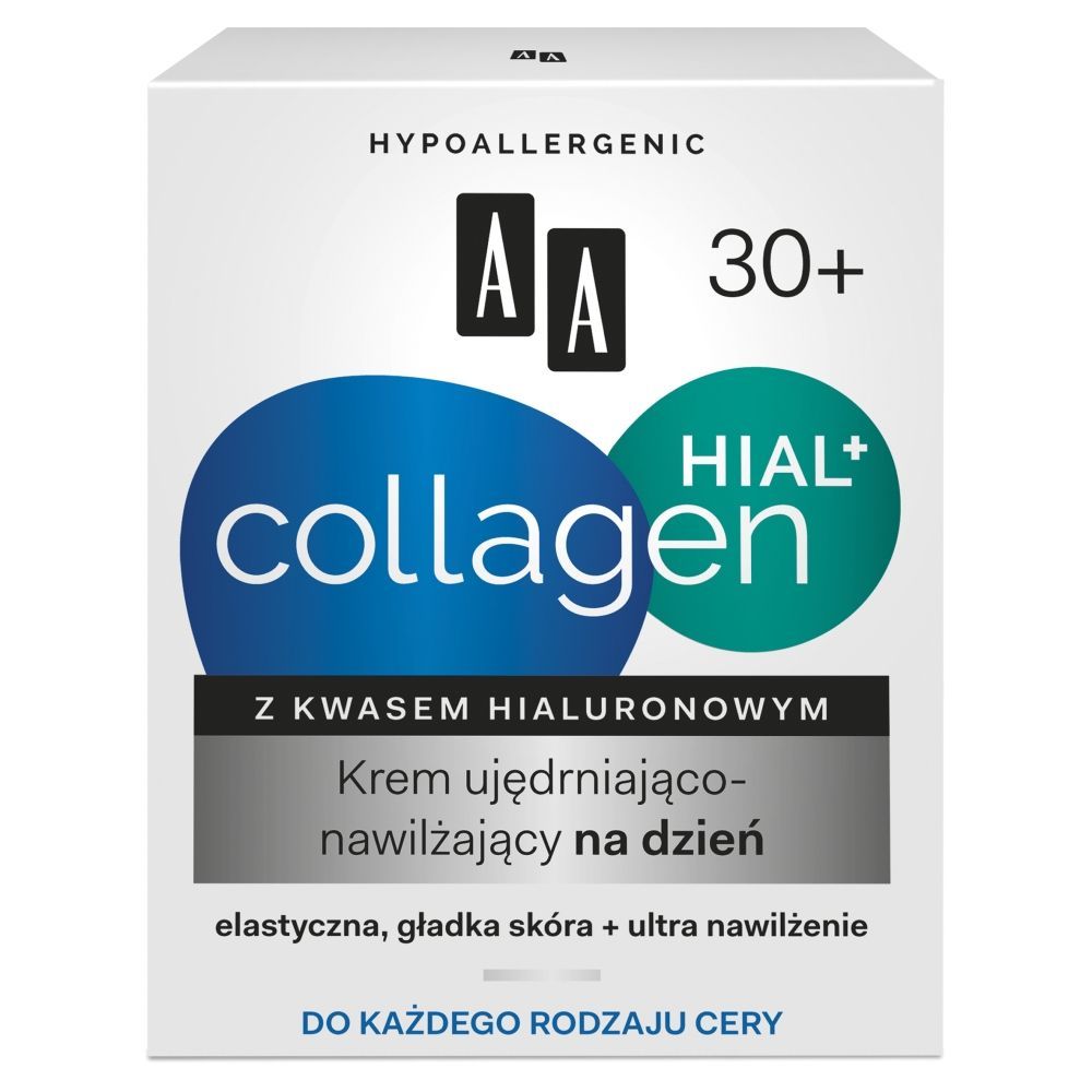 AA Collagen Hial+ 30+ Krem ujędrniająco-nawilżający na dzień 50 ml
