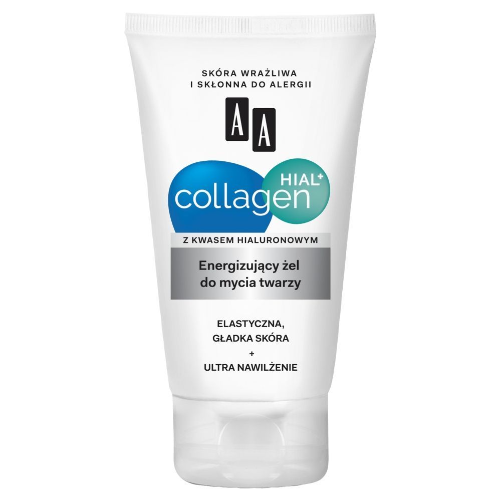 AA Collagen Hial+ Energizujący żel do mycia twarzy 150 ml