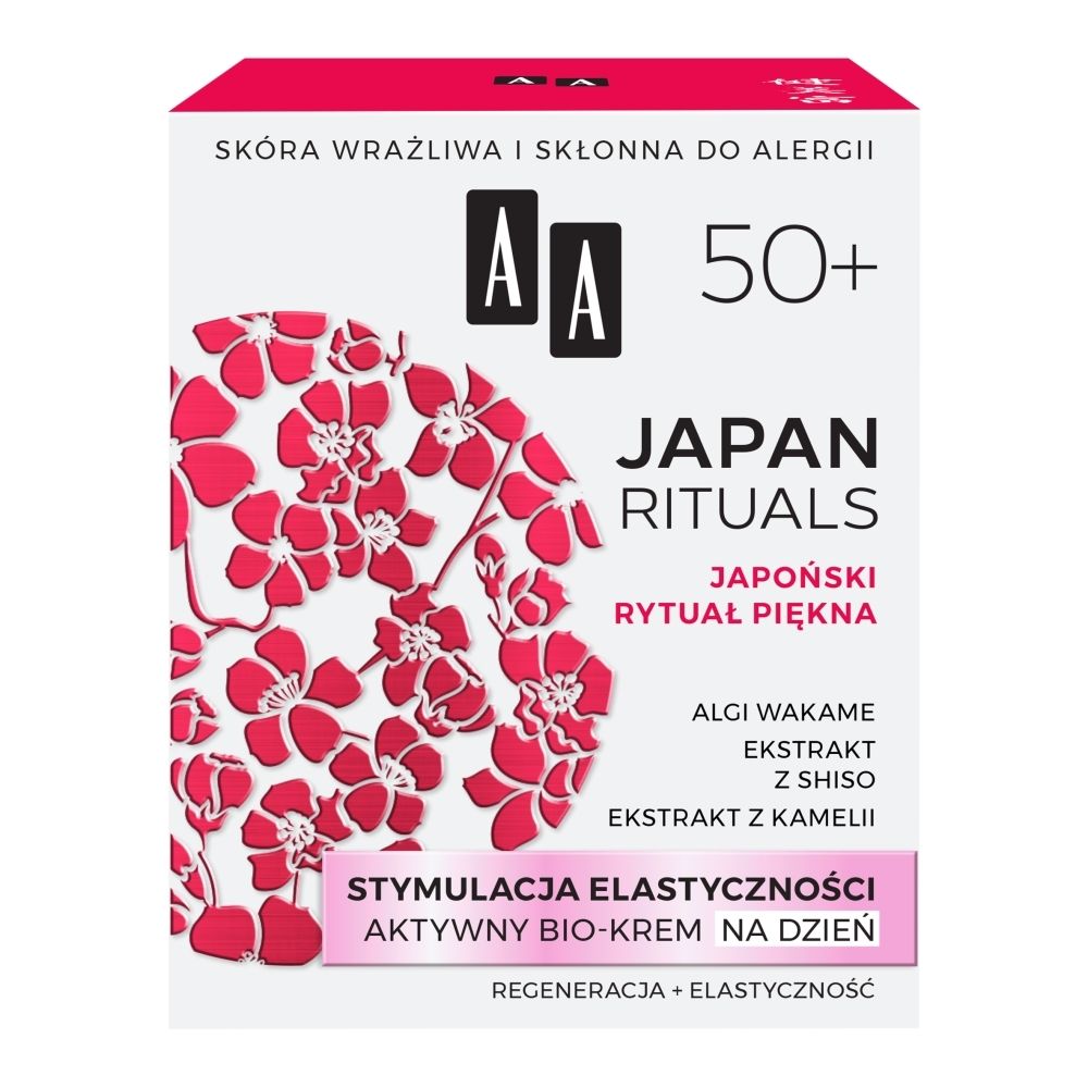 AA Japan Rituals Stymulacja elastyczności aktywny bio-krem na dzień 50+ 50 ml