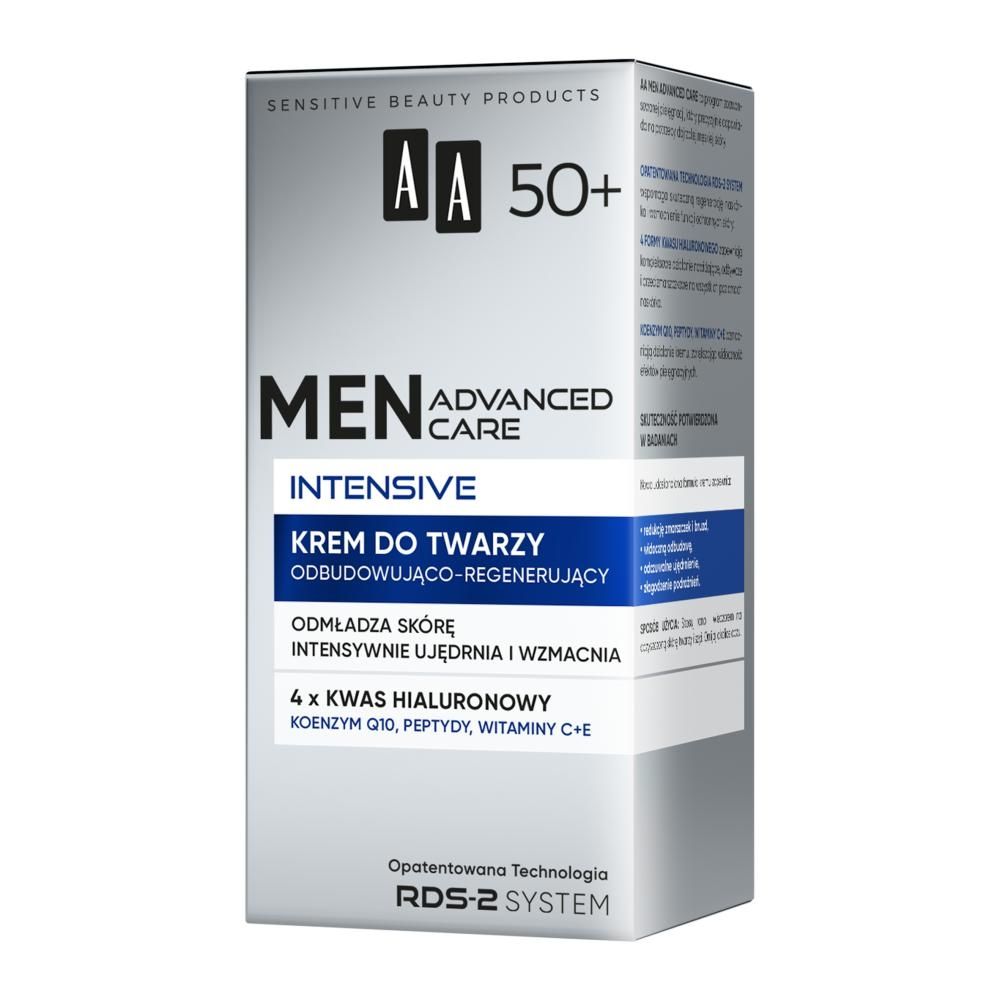AA Men Advanced Care Intensive 50+ Krem do twarzy odbudowująco-regenerujący 50 ml