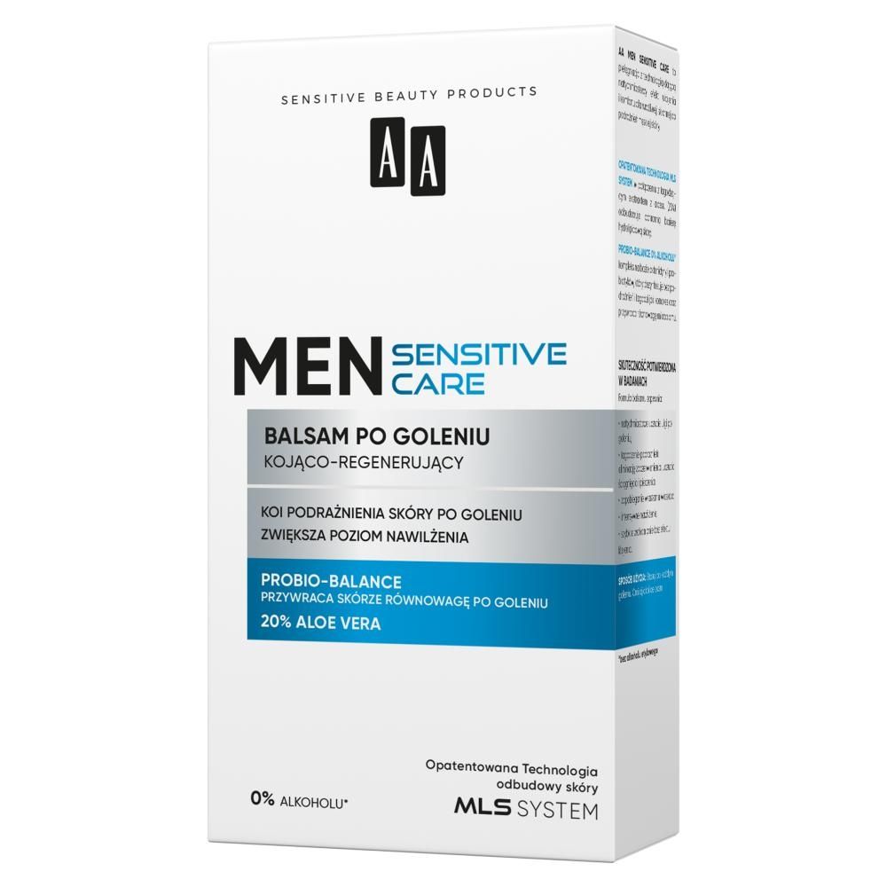 AA Men Sensitive balsam po goleniu kojąco-regenerując 100 ml