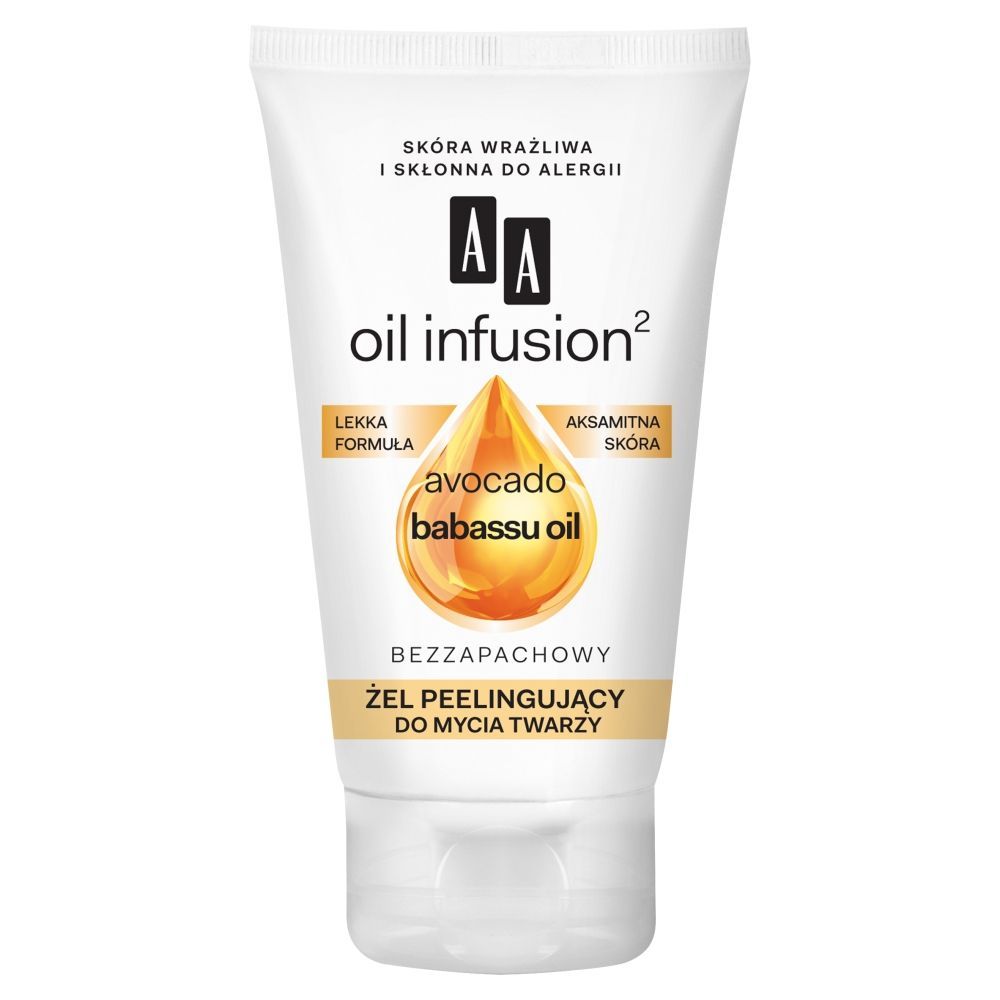 AA Oil Infusion2 Żel peelingujący do mycia twarzy 150 ml