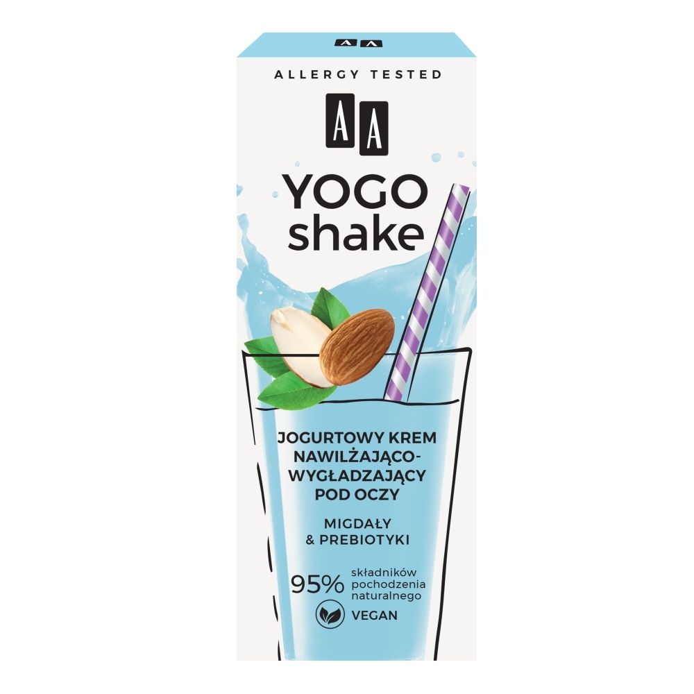 AA Yogo Shake Jogurtowy krem nawilżająco wygładzający pod oczy 15 ml