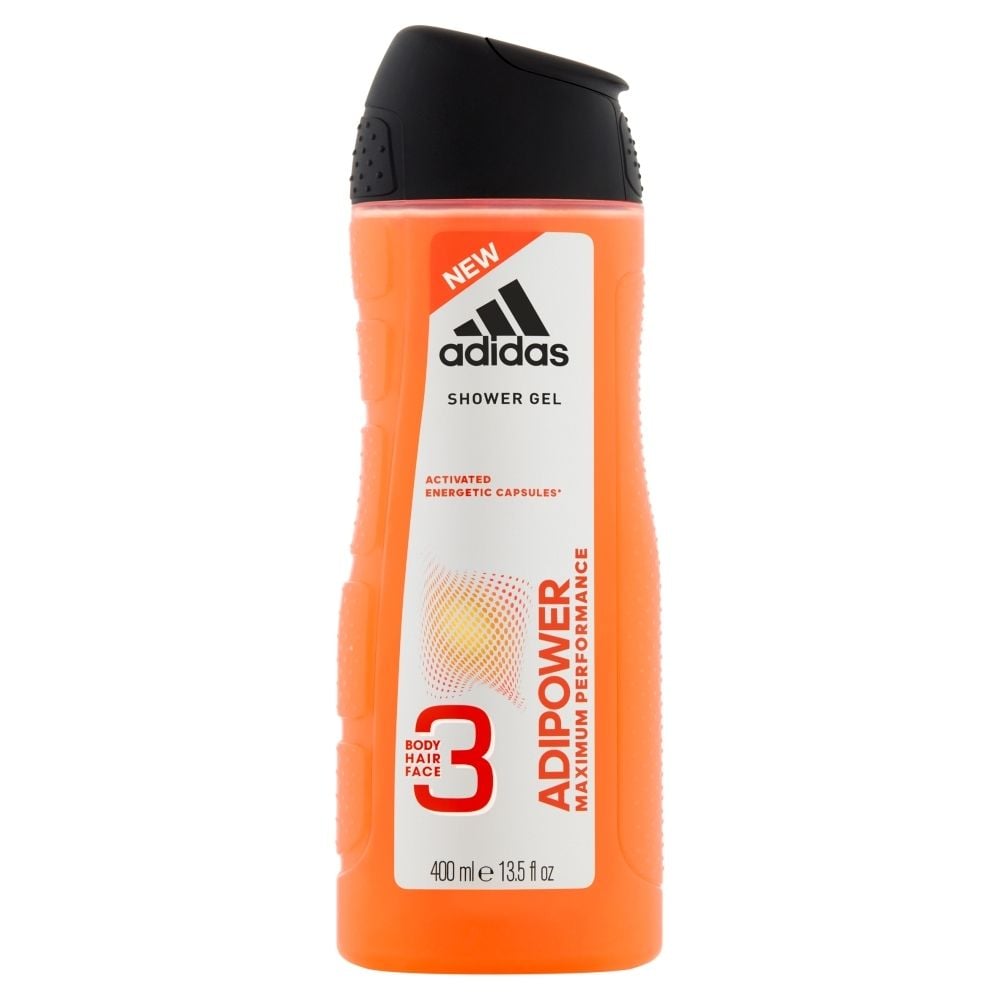 Adidas Adipower Żel pod prysznic dla mężczyzn 3 w 1 400 ml