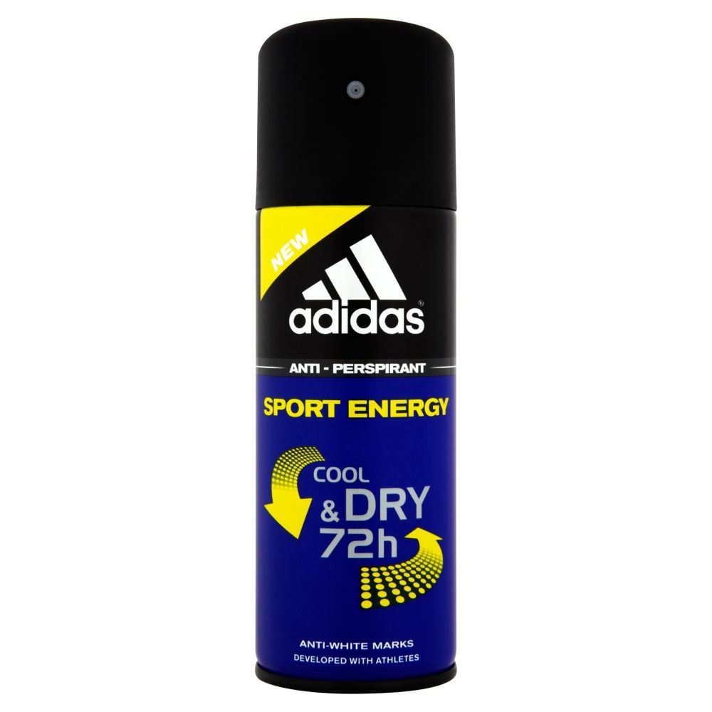 Adidas Cool and Dry Sport Energy Dezodorant antyperspirant w sprayu dla mężczyzn 150 ml