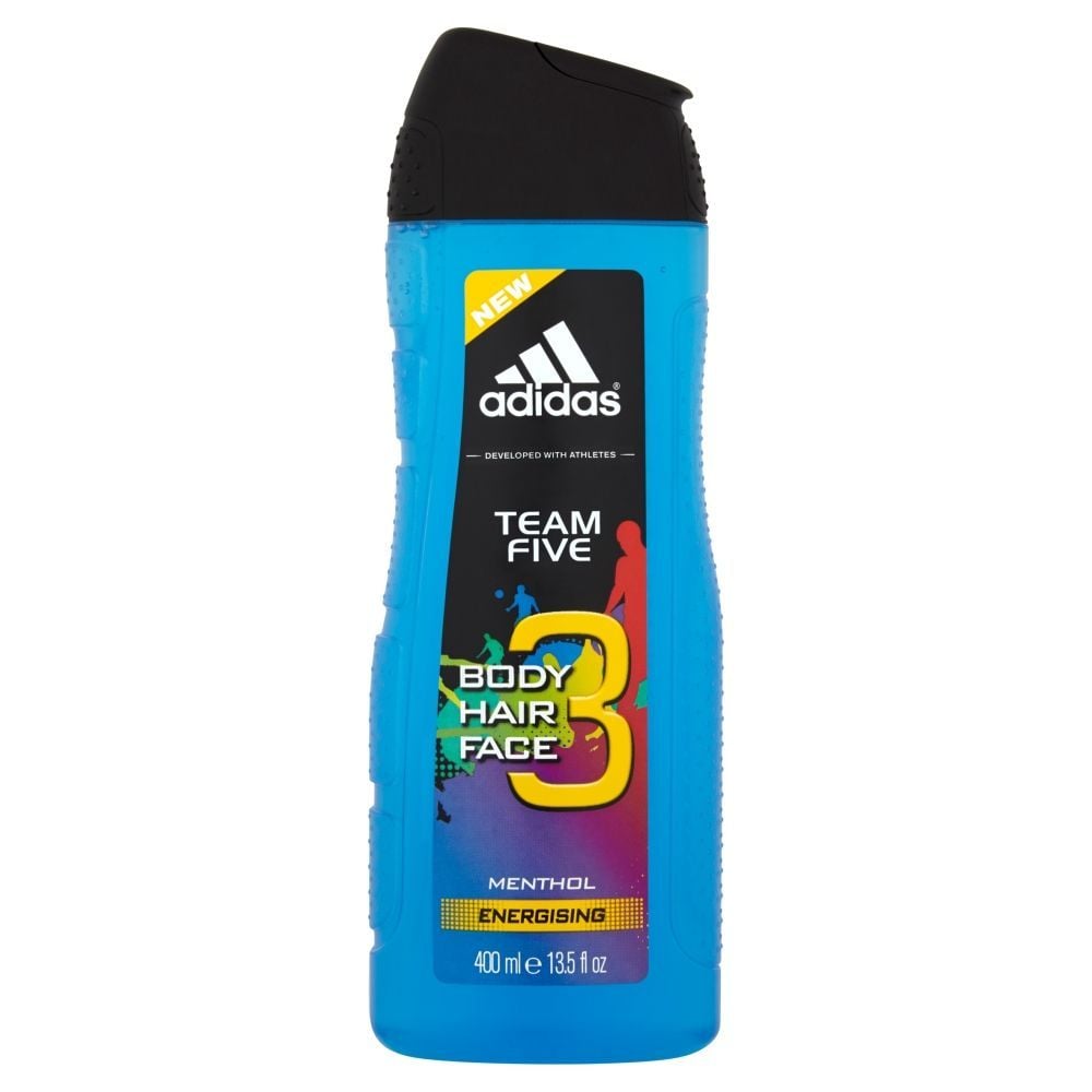 Adidas Team Five 3 Żel pod prysznic do ciała włosów i twarzy 400 ml
