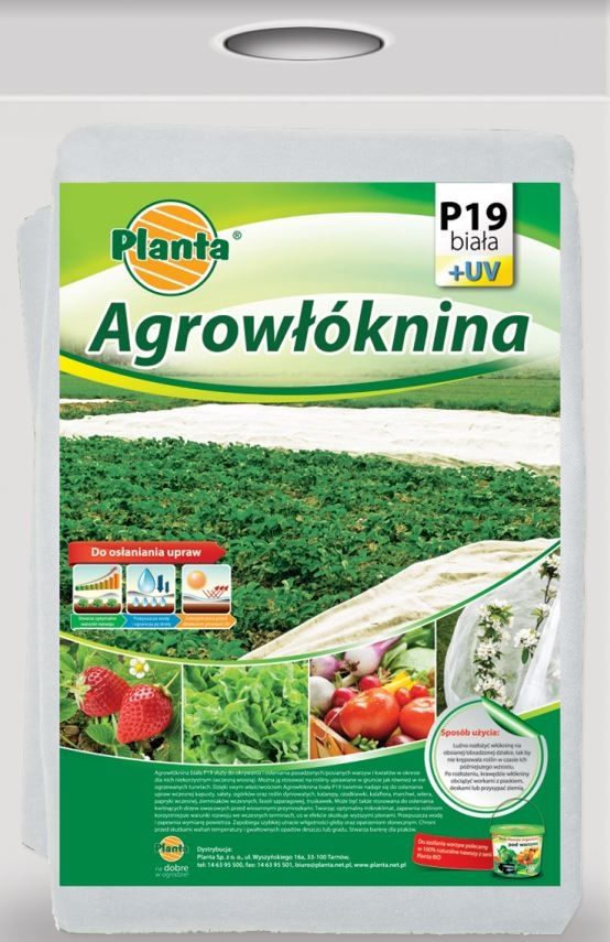Agrowłóknina do Ogrodu Planta Biała 1,6x10 m