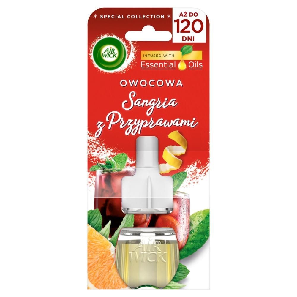 Air Wick Essential Oils Wkład zapachowy owocowa sangria z przyprawami 19 ml