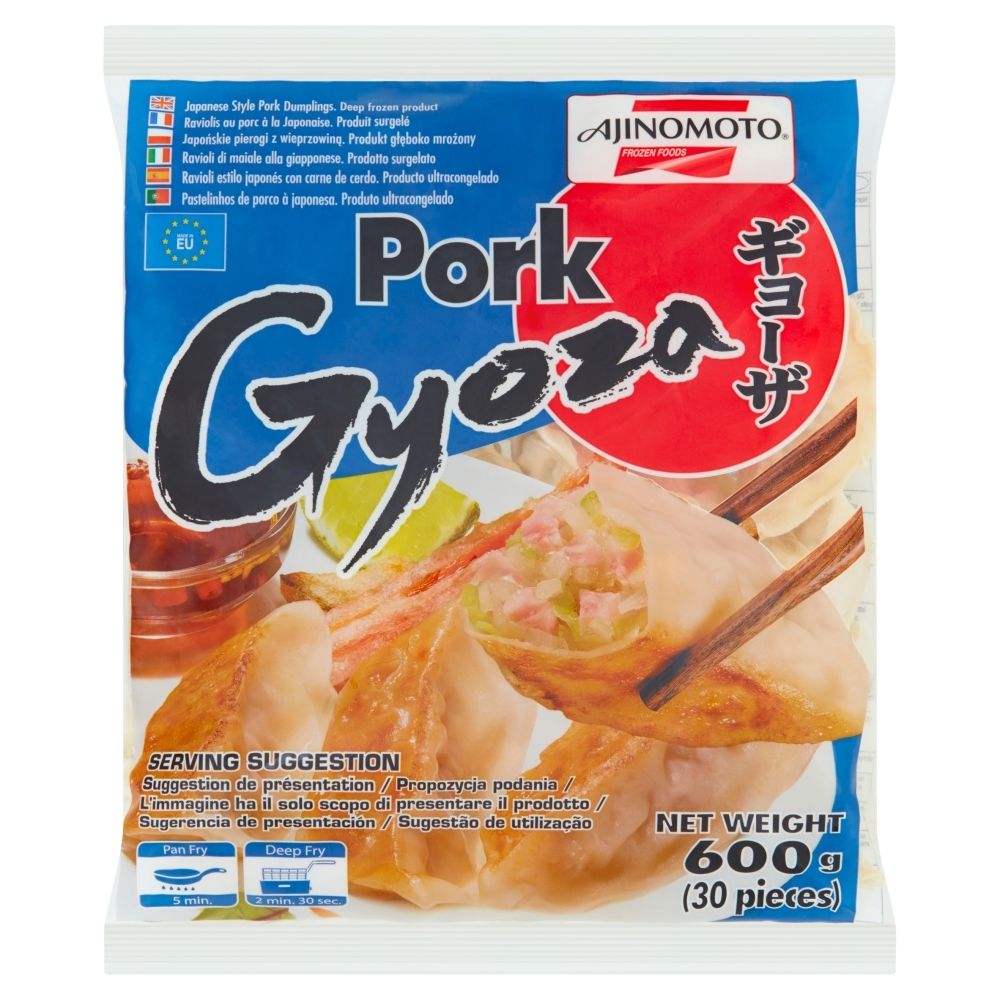 Ajinomoto Gyoza Japońskie pierogi z wieprzowiną 600 g (30 sztuk)